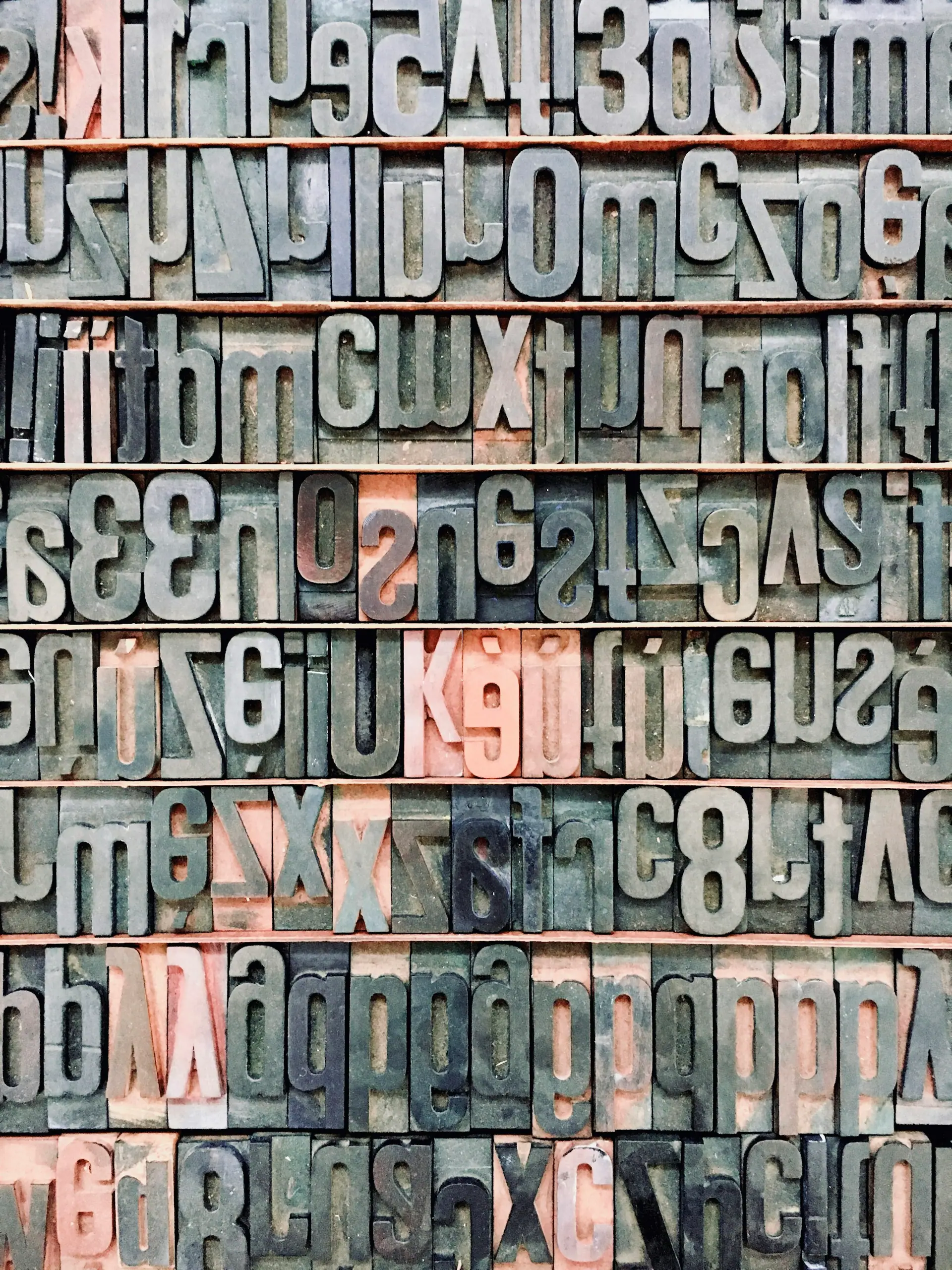 A typographic specimen exploring letterforms and editorial type.